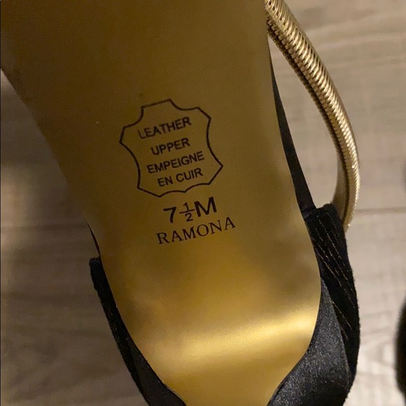 3 inch high heeled open toe - Picture 7 of 7